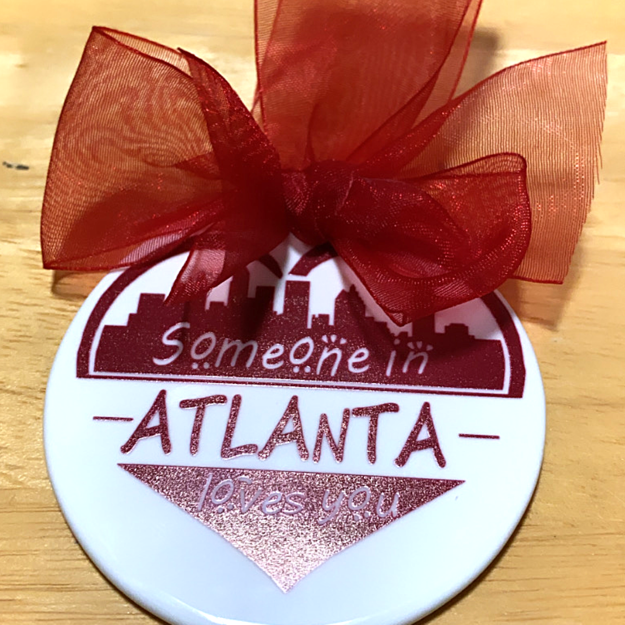 Someone in Atlanta Loves You Ornament